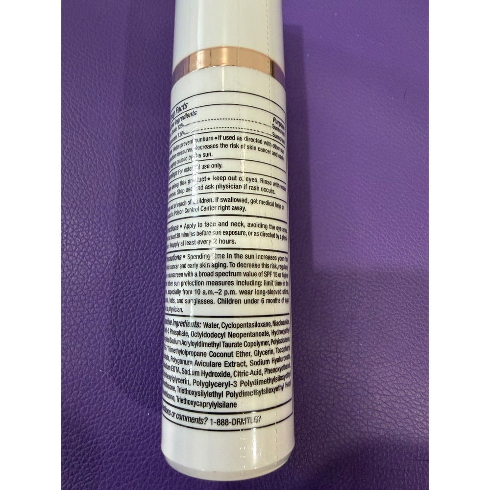 DRMTLGY Universal Tinted Moisturizer SPF 44 Sunscreen 1.7oz Exp 11/2026 NEW - Picture 3 of 5